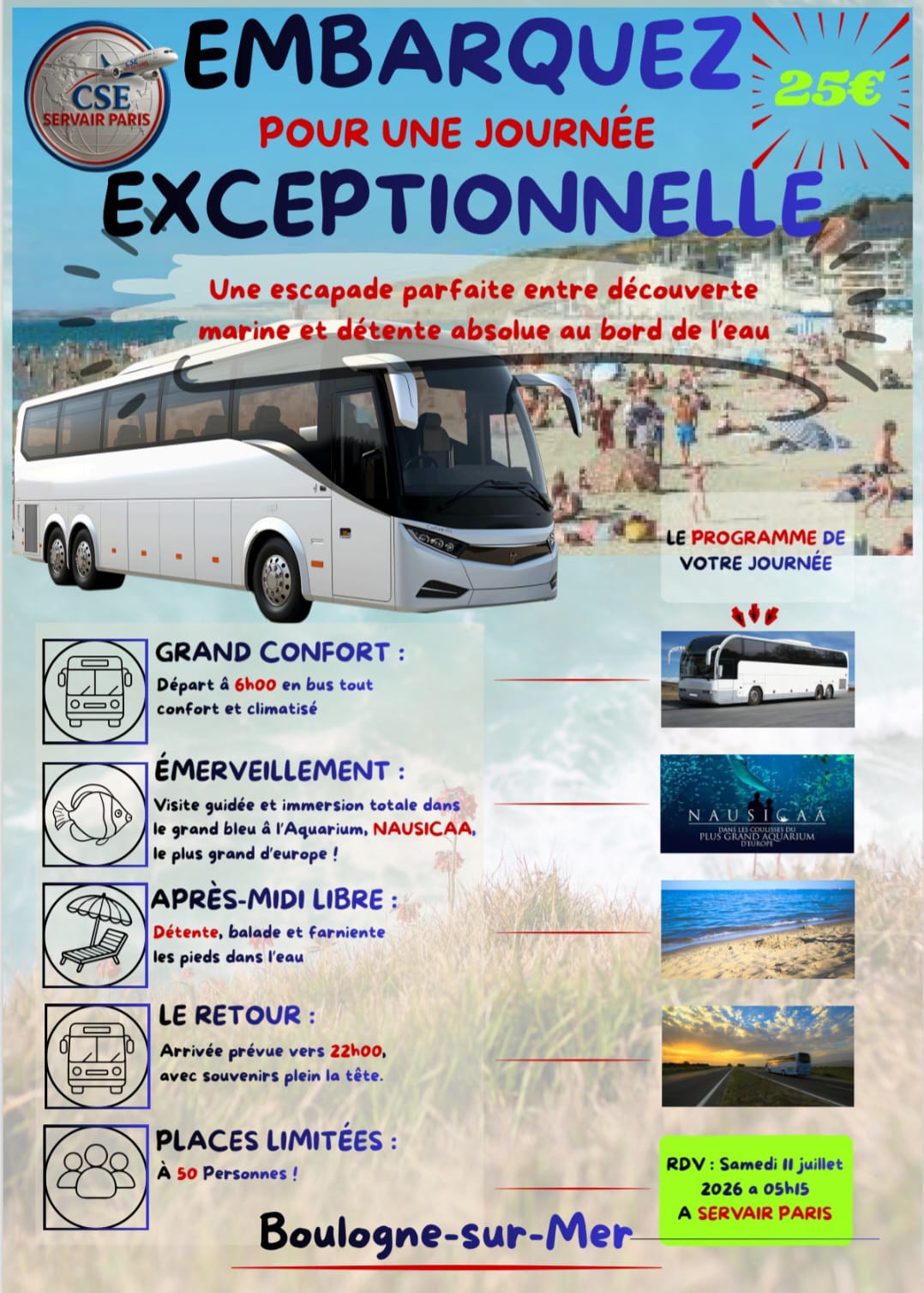 Journée exceptionnelle a Nausicaá et farniente au bord de l'eau pour 25€