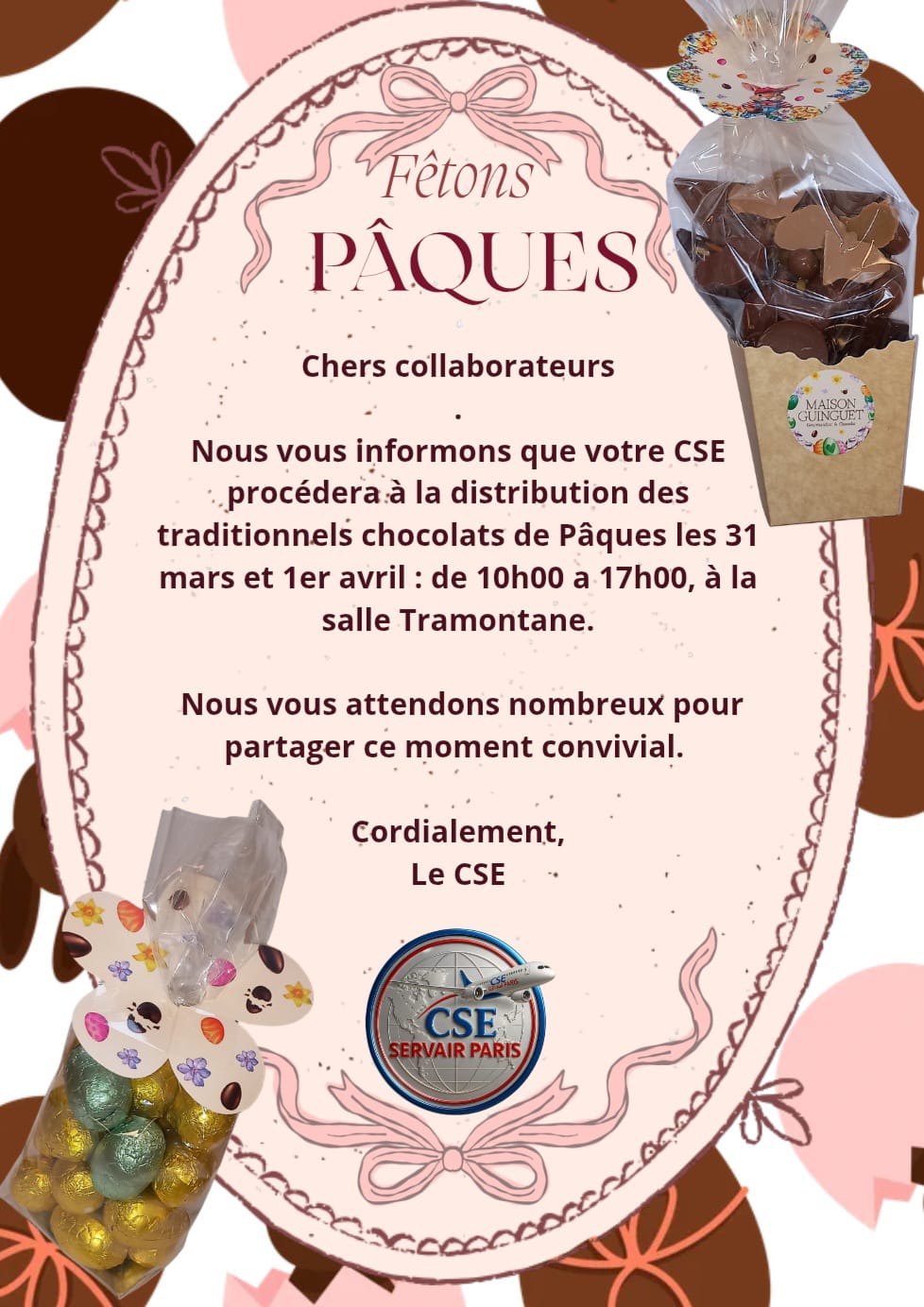 La Magie De Pâques Au CSE Servair Paris ! 🐰🍫