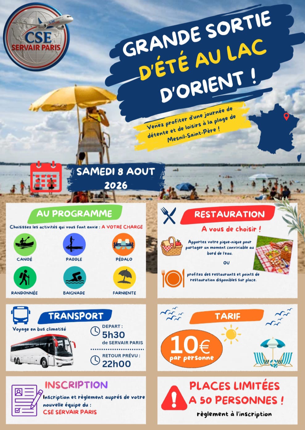 🌊 Grande Sortie d'Été au Lac d'Orient